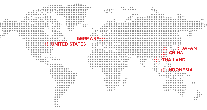 NBC Meshtec Locations Throughout the World